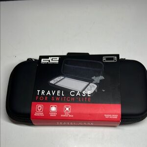 Travel Case For Nintendo Switch Lite/Black